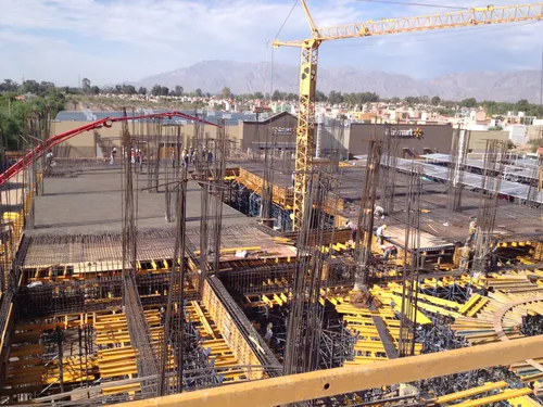 Espacio San Juan Shopping Center, obra en fase de construcción